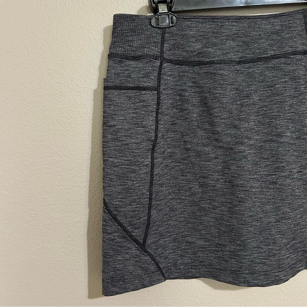 Athleta Excursion Gray Athletic Mini Skort Skirt … - image 2
